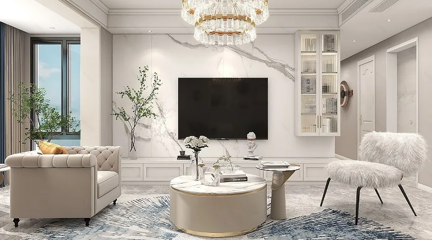 Cas de design d’intérieur complet | Style scandinavo‑américain, doux et apaisant