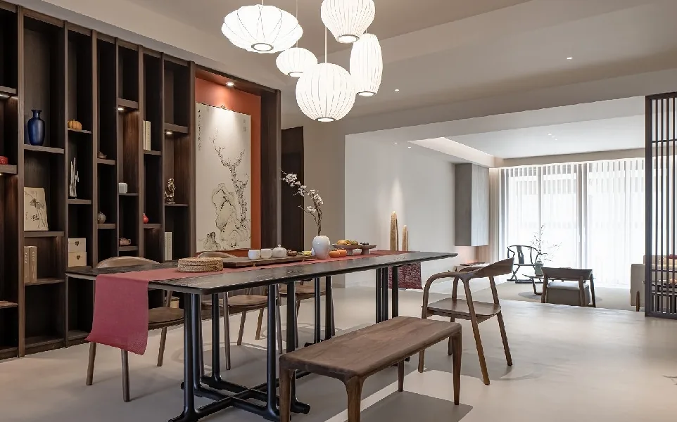 Cas de design d’intérieur complet | Style néo‑chinois: ressentez l’élégance et la grâce de la région du Jiangnan