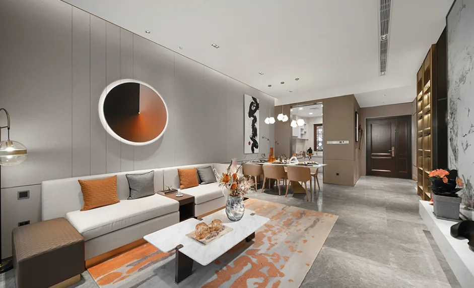 Cas de design d’intérieur complet | Eau et élégance de l’encre, demeure raffinée au style chinois contemporain!