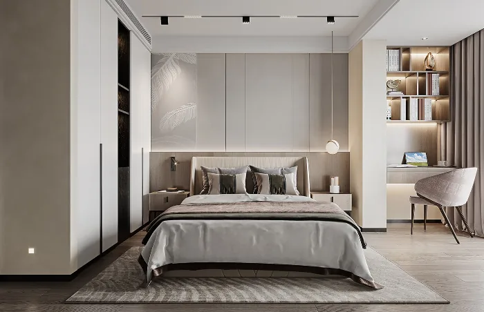 Cas de design d’intérieur complet | Maison de style occidental épuré, au cœur de la nature