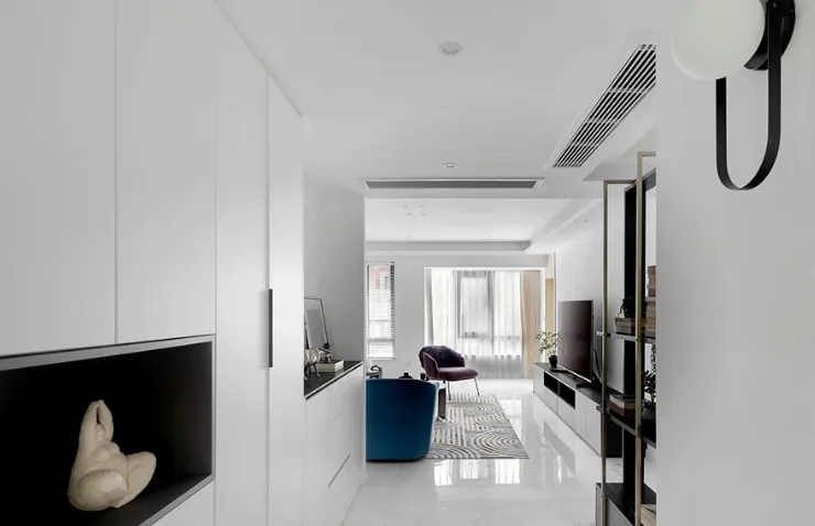 Cas de design d’intérieur complet | Un espace de vie épuré et de haute qualité